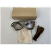 Image 2 : VINTAGE USSR SOVIET RUSSIAN MILITARY GOGGLES 1961