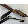 Image 3 : ANTIQUE BRITISH VICTORIAN SWORD SUSPENSION STRAPS