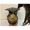 Image 8 : BRITISH ROYAL  9th LANCERS OTHER RANKS HELMET TSCHAPKA CAP WITH PLUMAGE