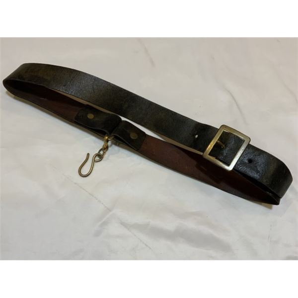 ANTIQUE US MILITARY CIVIL WAR ERA LEATHER SWORD BELT