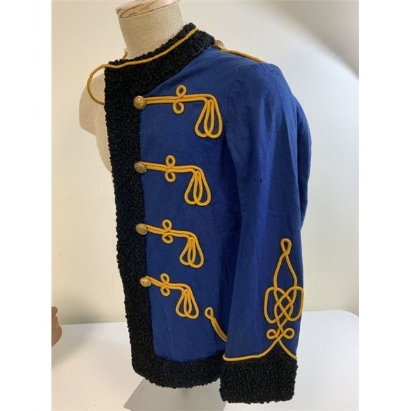US CIVIL WAR UNION HUSSAR DRESS ONE ARM HALF PELISSE JACKET TROW
