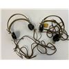 Image 1 : WWII US AIR FORCE LOT OF 2 HEAD SETS