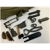 Image 3 : US VINTAGE M14 RIFLE PARTS LOT WITH 1945 DATED CANVAS BAG