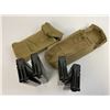 Image 5 : US VINTAGE M14 RIFLE MAGAZINES LOT WITH 1944 DATED CANVAS POUCHES