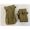 Image 2 : US VINTAGE M14 RIFLE MAGAZINES LOT WITH WWII DATED CANVAS POUCHES