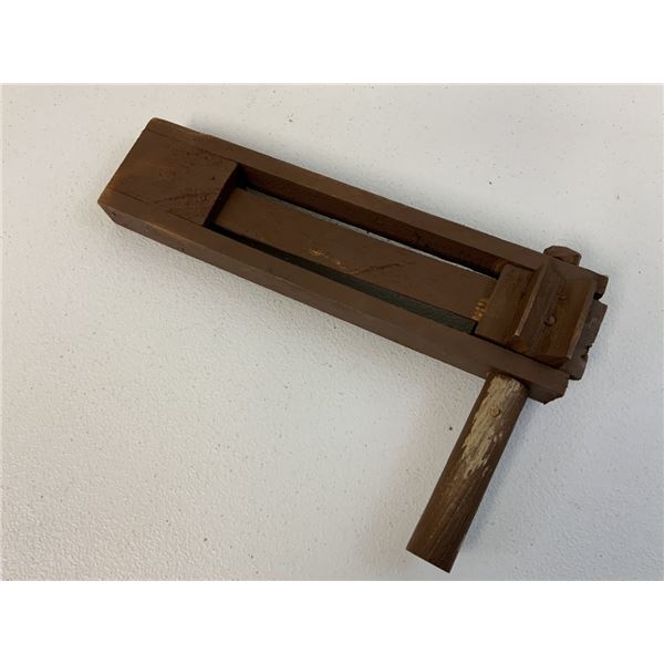 WWI BRITISH TRENCH WARFARE GAS RATTLE WOODEN TOOL