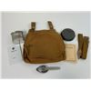 Image 1 : WWI GERMAN REENACTMENT BREAD BAG WITH CONTENTS