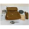 Image 5 : WWI GERMAN REENACTMENT BREAD BAG WITH CONTENTS
