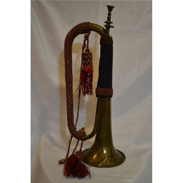 ANTIQUE 19th CENTURY FRENCH MILITARY TRUMPET