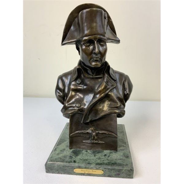 RAPHAEL NANNINI LARGE BRONZE FRENCH EMPEROR NAPOLEON BONAPARTE BUST SIGNED
