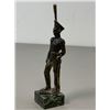 Image 4 : IMPERIAL RUSSIAN OFFICER WAR OF 1812 BRONZE ON STONE BASE