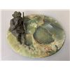 Image 3 : ANTIQUE IMPERIAL RUSSIAN STONE BASE BRONZE HUNTER ASHTRAY