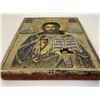 Image 6 : RARE ANTIQUE IMPERIAL RUSSIAN ICON CHRIST PANTOCRATOR SILVER GILT ENAMELS
