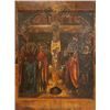 Image 2 : ANTIQUE 18th - early 19th CENTURY RUSSIAN ORTHODOX ICON " CRUCIFIXION"