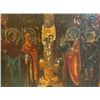 Image 6 : ANTIQUE 18th - early 19th CENTURY RUSSIAN ORTHODOX ICON " CRUCIFIXION"