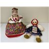 Image 1 : LOT OF 2 VINTAGE RUSSIAN SAMOVAR DOLLS IN TRADITIONAL COSTUMES