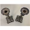 Image 2 : ANTIQUE RUSSIAN STIRLING SILVER JUDAICA CANDLE HOLDERS