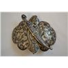 Image 8 : ANTIQUE IMPERIAL RUSSIAN CAUCASIAN SILVER NIELLO BUCKLE