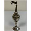 Image 1 : JUDAICA JEWISH STERLING SILVER SPICE TOWER - ENGRAVED