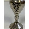 Image 2 : JUDAICA JEWISH STERLING SILVER SPICE TOWER - ENGRAVED
