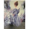 Image 2 : WOMAN OF FLOWERS BY UNKNOWN ARTIST FRAMED ART PRINT