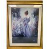 Image 5 : WOMAN OF FLOWERS BY UNKNOWN ARTIST FRAMED ART PRINT