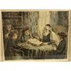 Image 2 : SIGNED AND FRAMED JEWISH ART PRINT