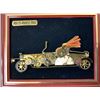 Image 2 : ROLLS-ROYCE LOT OF 3 WALL ART FRAMED PLAQUES MADE FROM ANTIQUE WATCH PARTS