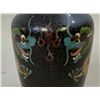 Image 3 : ANTIQUE CHINESE ENAMELED BRASS CLOISONNE VASE