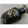 Image 6 : ANTIQUE CHINESE ENAMELED BRASS CLOISONNE VASE