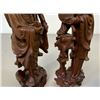 Image 3 : ANTIQUE CHINESE CARVED WOOD FIGURINES