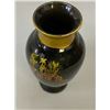 Image 3 : JAPAN VINTAGE JAPANESE VASE HAND PAINTED LACQUER OVER WOOD