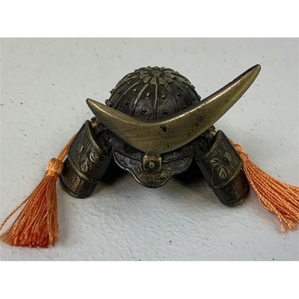 VINTAGE JAPANESE MINIATURE SAMURAI HELMET
