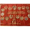 Image 1 : USSR LARGE VINTAGE SOVIET UNION RED FLAG SOVIET REPUBLICS AND LENIN