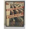 Image 4 : USSR LOT OF 3 POSTERS FRAMED