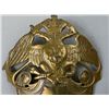 Image 3 : IMPERIAL RUSSIAN CRIMEAN WAR ERA BRASS EAGLE NAVY HELMET FRONT PLATE