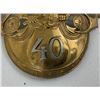 Image 4 : IMPERIAL RUSSIAN CRIMEAN WAR ERA BRASS EAGLE 40th NAVY REG. HELMET FRONT PLATE