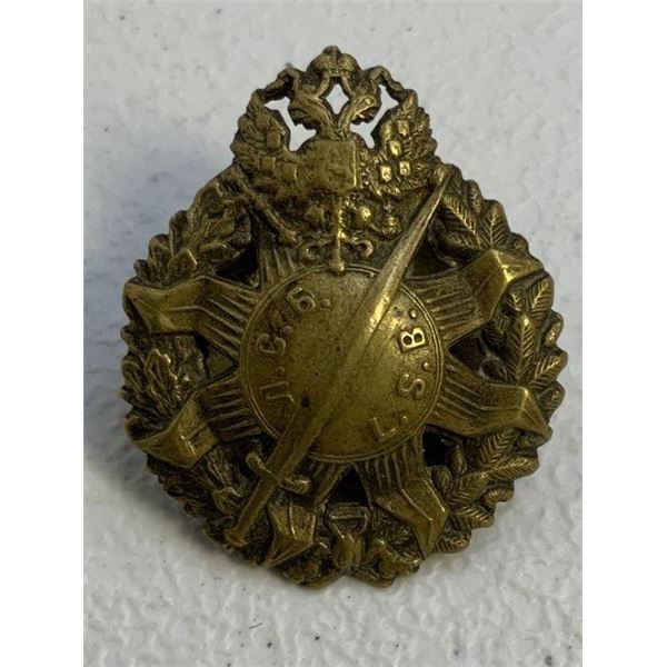 IMPERIAL RUSSIA WWI 1916 LATVIAN RIFLE REGIMENT SNIPER BADGE