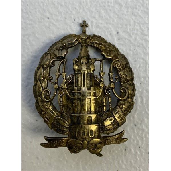 IMPERIAL RUSSIA GOROKHOV 182nd  INFANTRY REGIMENT  BADGE