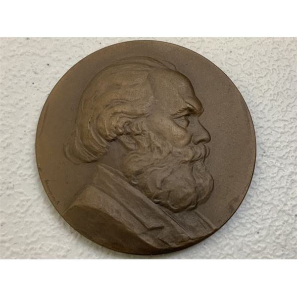 USSR KARL MARKS BRONZE 1960 MEDAL LENINGRAD STATE MINT