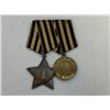 Image 1 : WWII USSR SOVIET RUSSIAN MEDAL BAR LOT OF 2 ORDER OF GLORY