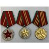 Image 1 : USSR LOT OF 3 MEDALS FOR IRREPROACHABLE SERVICE IN FIRE DEPARTMENT