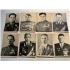 Image 1 : USSR LOT OF 9 PHOTOS HEROES OF SOVIET UNION COMMANDERS