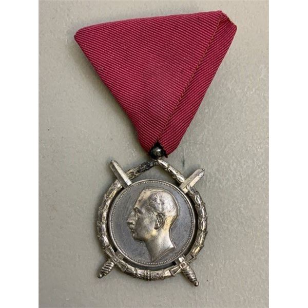 BULGARIA KINGDOM ORDER OF MERIT 2nd CLASS SILVER MEDAL