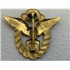 Image 2 : WWII CROATIA CROATIAN PILOT BADGE GOLD 1st MODEL BRACA KNAUS ZAGREB