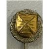 Image 1 : CZECHOSLOVAKIA REPUBLIC PRE WWII ARMY RIFLES PROFICIENCY BADGE STICK PIN