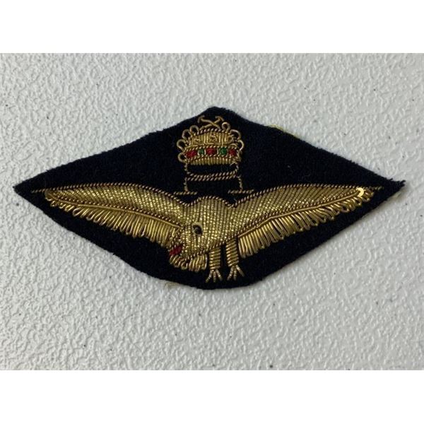 KINGDOM OF HUNGARY WWII GOLD BULLION AIR FORCE PILOT WINGS