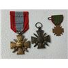 Image 2 : ANTIQUE FRENCH REPUBLIC MEDALS LOT OF 3