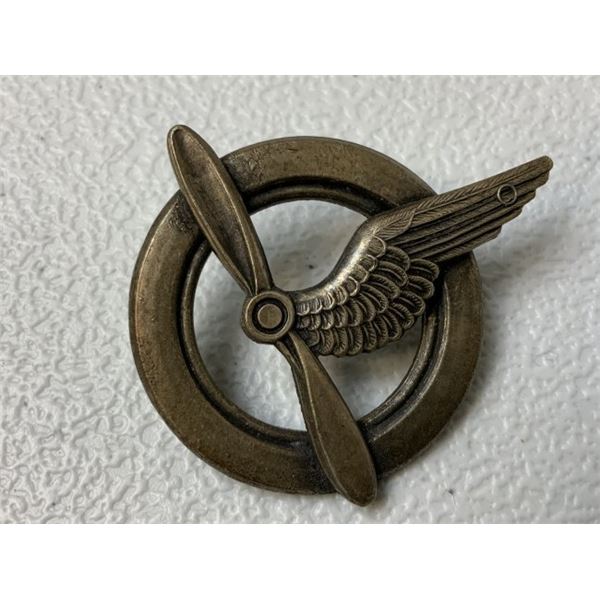 ANTIQUE FRENCH REPUBLIC AIR FORCE CREW MEMBER BADGE