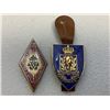 Image 1 : VINTAGE FRENCH MILITARY BADGES LOT OF 2